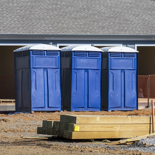 are there any restrictions on where i can place the porta potties during my rental period in Wyco